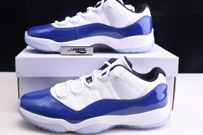 1st Kicks Retro Jordan Low AH7860- White Concord 677 Air ModernLook 11 1115